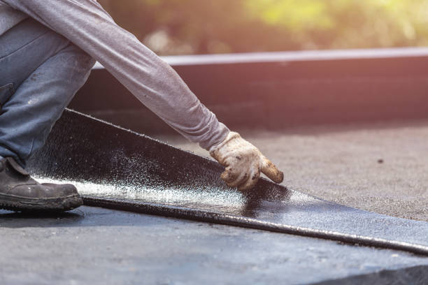 Professional Basement Waterproofing technician working in Wood-Ridge, NJ